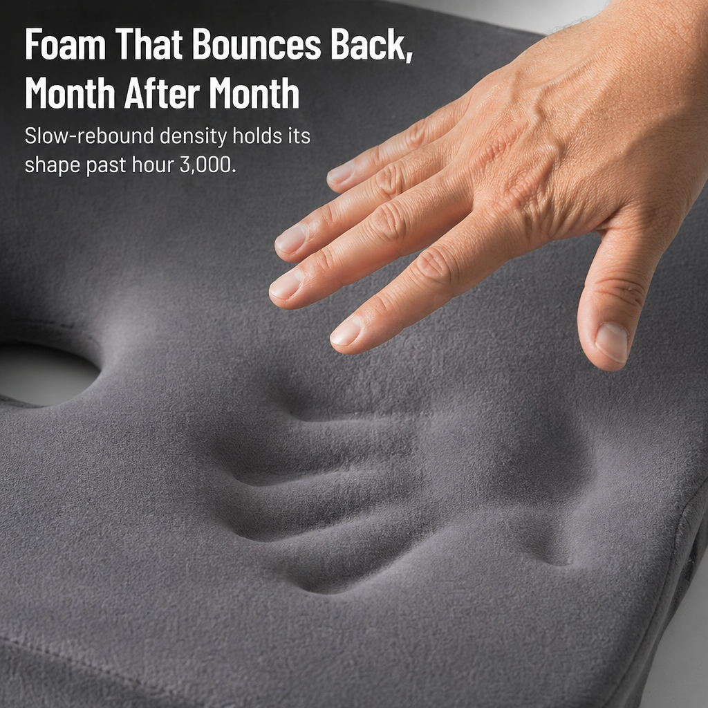 HavenCushion™ — Experience All-Day Tailbone Freedom and Unshakable Comfort