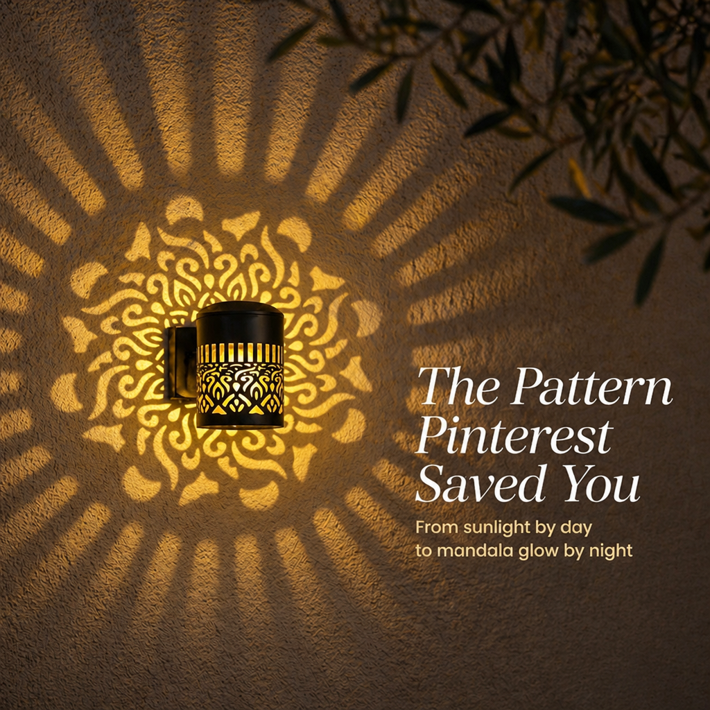 LumaMandala™ — Project Mesmerizing Mandala Designs on Your Patio Every Evening