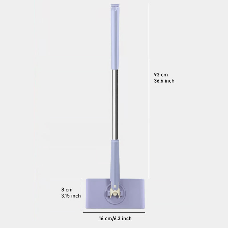 Floor Cleaner | Flat Mop with 360° Rotating Head | Touch-Free Pad Swap | MopMate