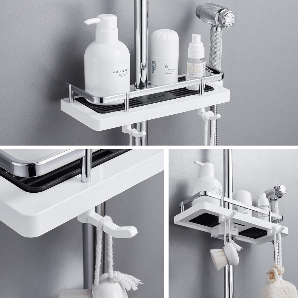 Adjustable | No-Drill | Rust-Resistant Stainless Steel | ShowerFlex