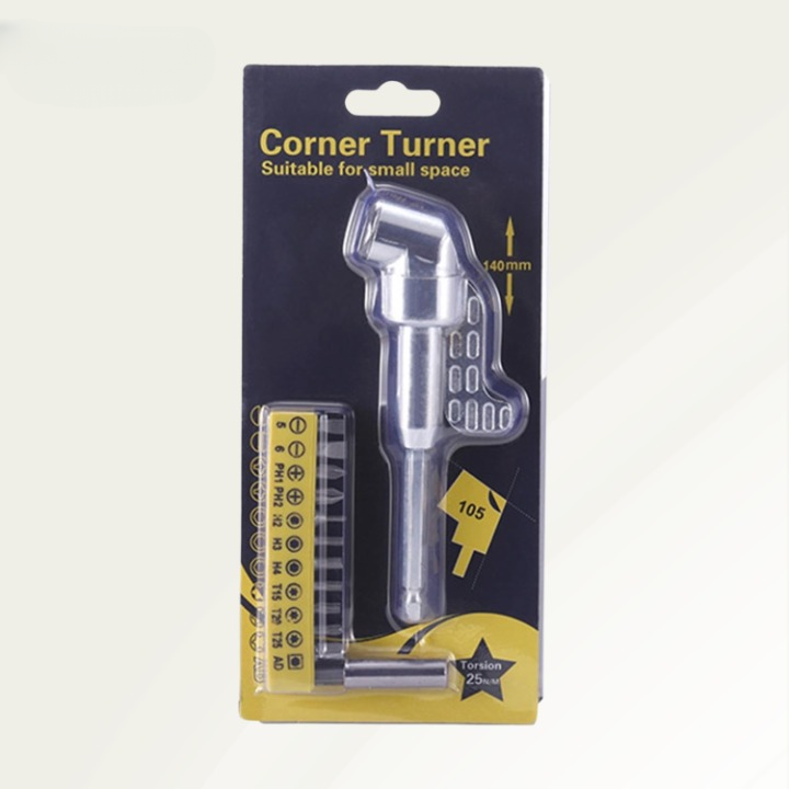 Angle Drill Adapter | Magnetic Bit Holder | For Confined Spaces | AngleCraft