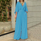 LuminaFlow™ Jumpsuit — Unleash Effortless Elegance That Moves with Every Curve and Command