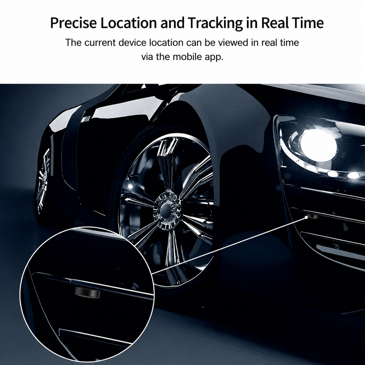 GPS Tracker Magnetic Compact | Real-Time GSM + GPS Tracking | 20-Day Battery Life | Trackveil