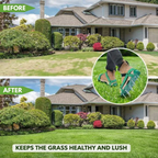 Lawn Aerator Shoes | Spike Strap System | Aerate Lawn as You Walk | Green Step
