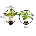 LED Plant Wall Light with Glass Vase | Cozy Ambient Glow | Decorative Wall Accent | GlowPlant