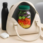 Glass Salad Bowl | Side Entry | Airtight Screw Lid | FreshBowl