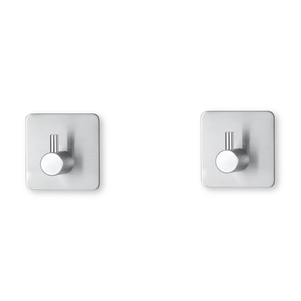 Towel Holder | Wall-Mounted Self-Adhesive | Moisture-Resistant Stainless Steel | BathLine