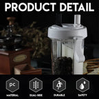Double Shot Glass with Divider | Enjoy 2 Drinks Simultaneously | Leak-Resistant | Dividro
