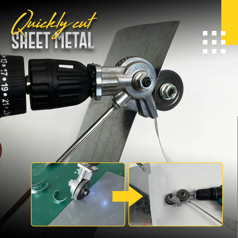 RazorForce™ Drill Plate Cutter — Transform Your Drill, Slice Metal Like a Pro, and Cut Safe Every Time