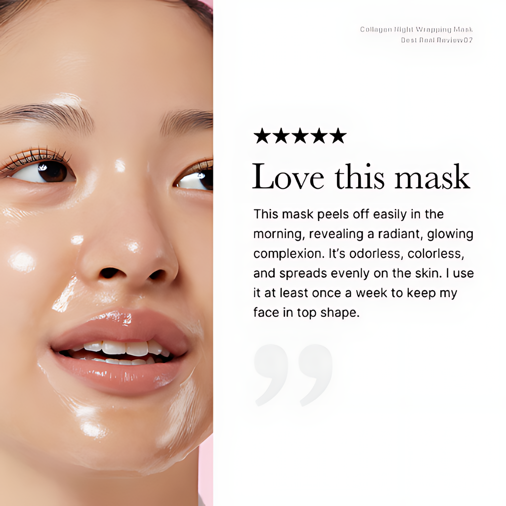Dermaluxe™ Collagen Night Wrap — Wake Up to Firm, Radiant Skin That Turns Heads
