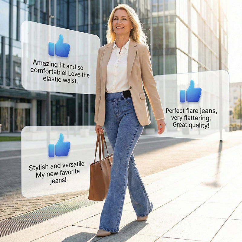 VelaraFlex™ — Jeans That Hug Your Curves and Move with Your Confidence All Day