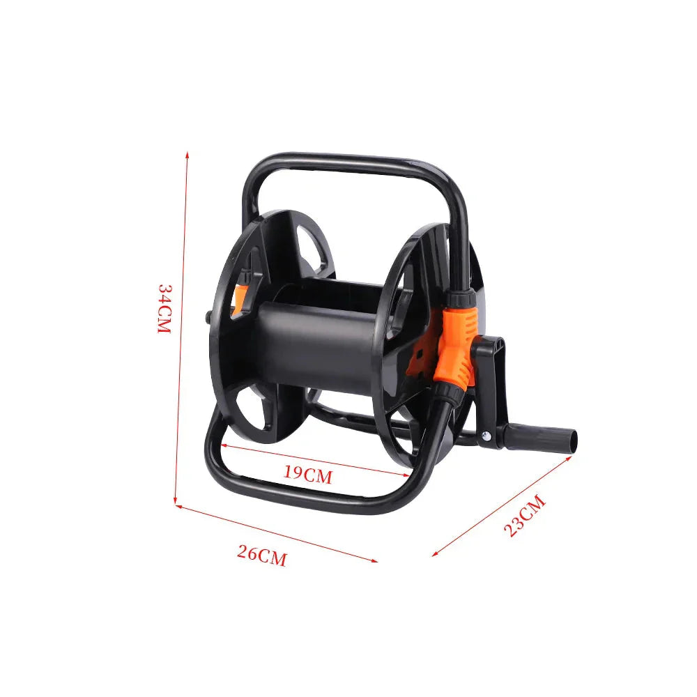 Portable Garden Hose Reel | Freestanding | Smooth Hose Control | FlowCrank