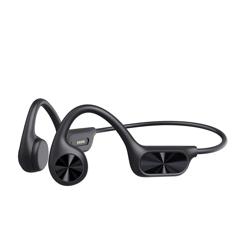 Bone Conduction Headphones | 30 m, IPX8 Waterproof | Bluetooth 5.4 + 32 GB MP3 | AquaBone