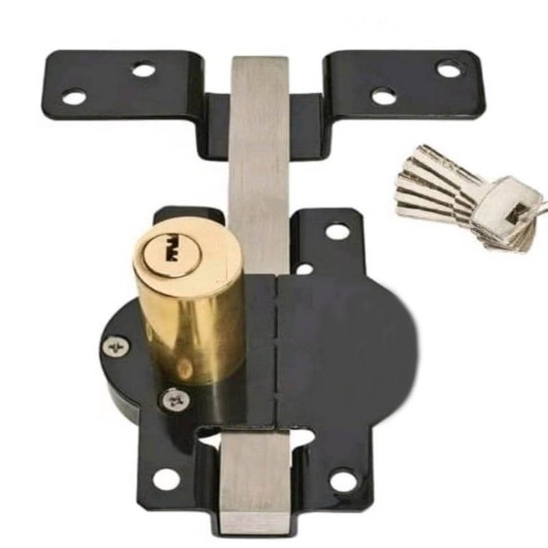 Gate Lock with Key | Corrosion-Resistant | Spring Bolt | GateSecure