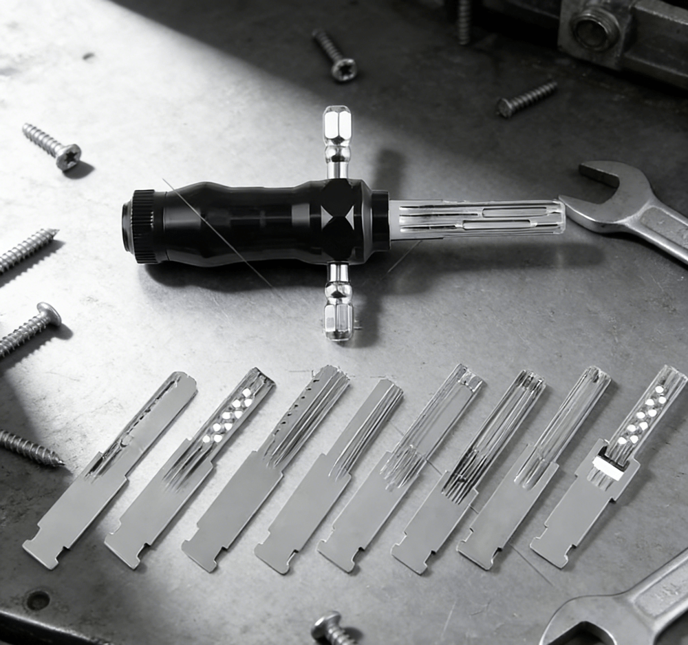 VoltMaster™ 9-Blade Tubular Pick Set — Unlock Every Lock with Lightning Speed and Unstoppable Precision