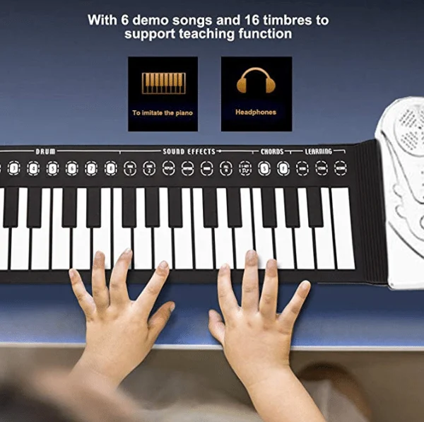 SilkTone™ Roll-Up Piano — Unleash Your Music Everywhere with True Piano Feel and Freedom