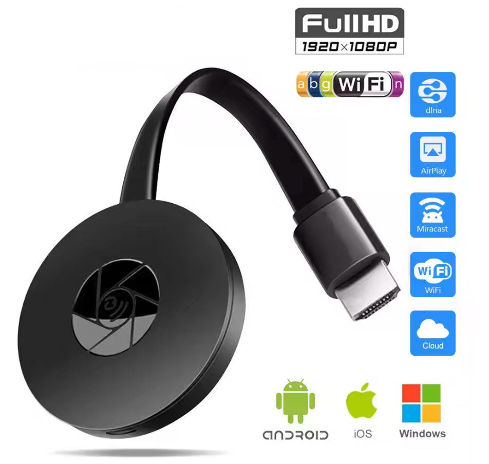 HDMI WiFi Projector | Full HD 1080P | AirPlay, Miracast & DLNA | MirraLink