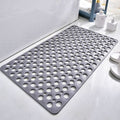 Non-slip Shower Mat PVC with TPE | Suction Cups | Drainage Holes for Water | Gripflow