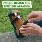 Lawn Aerator Shoes | Spike Strap System | Aerate Lawn as You Walk | Green Step