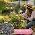 Plant Support Metal Handmade | Spiral Shape | Weather-Resistant | StemRise