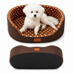 Dog Bed Mat for Small & Medium Dogs | Plush Breathable Cushion | Machine Washable & Durable