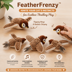 FeatherFrenzy™ — Ignite Your Cat’s Instincts for Endless Thrilling Play