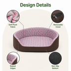 DogBedHouse Plush & Breathable Non-Slip Pet Mat (Removable Washable Cover)