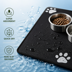 DogBedHouse Non-Slip Super Absorbent & Quick-Dry Feeding Mat