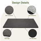 DogBedHouse Self-Heating Lambswool & Heat-Reflective Pet Mat (Removable Cover)