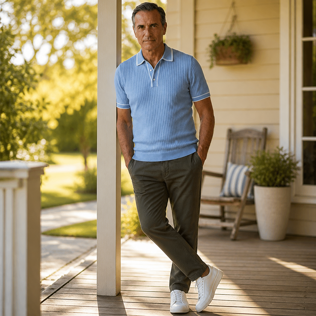 VeroStride™ Performance Polo — Move Freely, Look Sharp, Own Every Moment