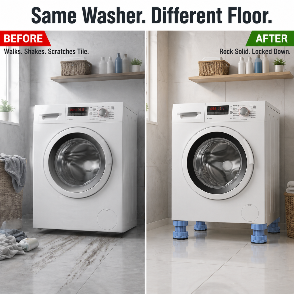 TruBalánce™ — Halt Washer Movement, End the Shimmy, Protect Your Floors