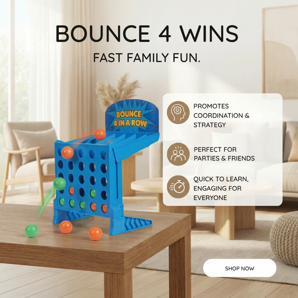 BounceSurge™ — Ignite Family Thrills with Lightning-Fast Reflexes and Brain-Boosting Battles