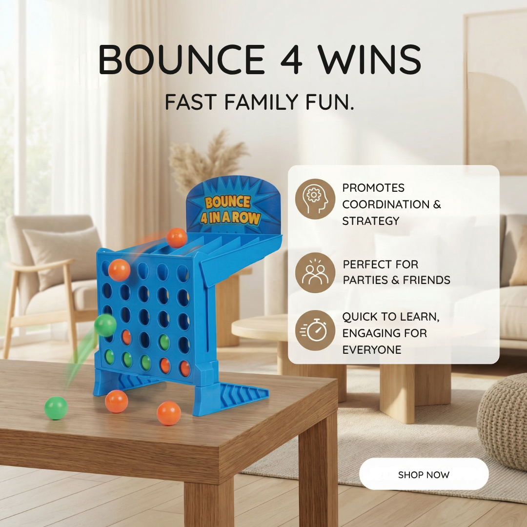 BounceSurge™ — Ignite Family Thrills with Lightning-Fast Reflexes and Brain-Boosting Battles