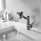 Kitchen Faucet 360° Rotation | Temperature Indicator | Adjustable Height | Aquova