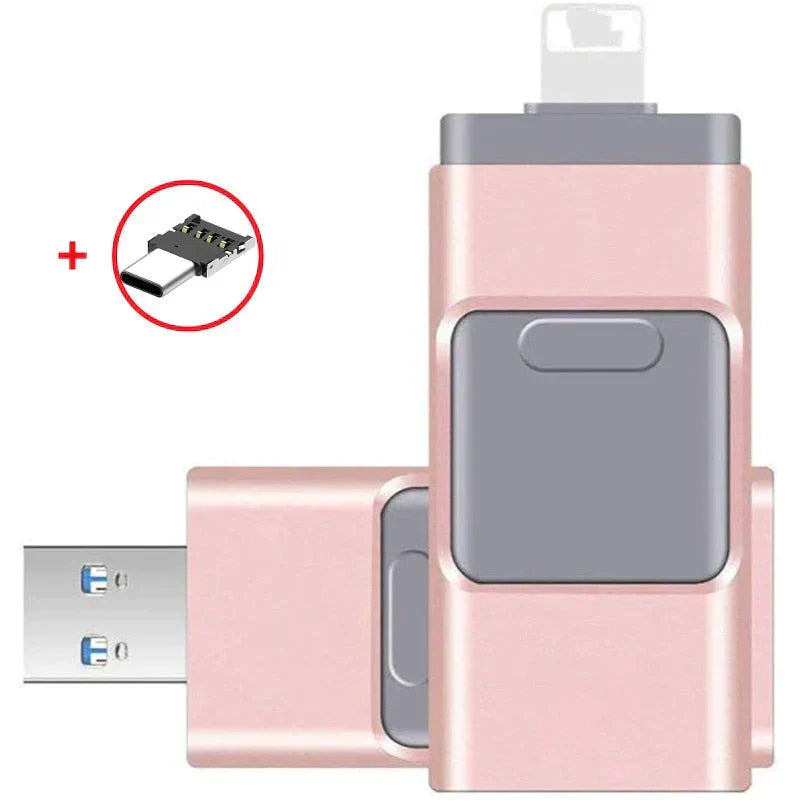 Flashdrive USB | Smartphone Storage with Multi-Connector | MemoryGo