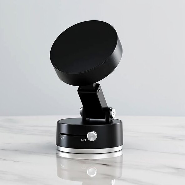 Car Phone Holder with Suction Cup | Magnetic Hold | Flexible, Rotatable, and Foldable | Magnevo
