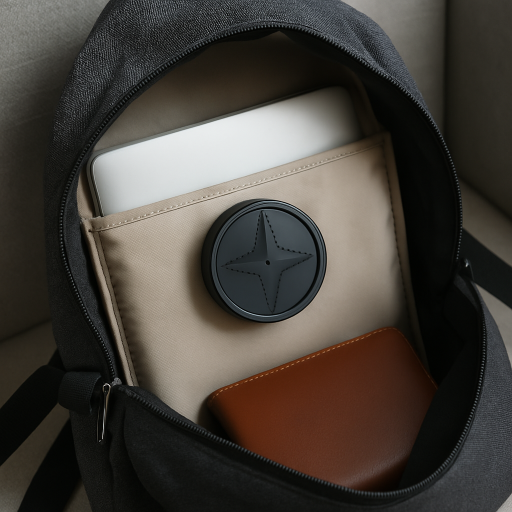 GPS Tracker Magnetic Compact | Real-Time GSM + GPS Tracking | 20-Day Battery Life | Trackveil