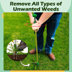 Root Remover Weed Extractor | Trident Attachment | Bend-Free | DeepGrip