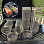BBQ Grill Basket | 360° Spin Rotation | Uniform Heat Spread | Stainless Steel Build | GrillMaster