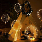 Balloon with 10 Pieces | Warm White Glow Ambience | Battery Powered | LumiGlobe