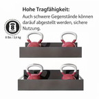 Magnetic Holder | No-Drill Side Shelf | Compact Space Organizer | MagniShelf