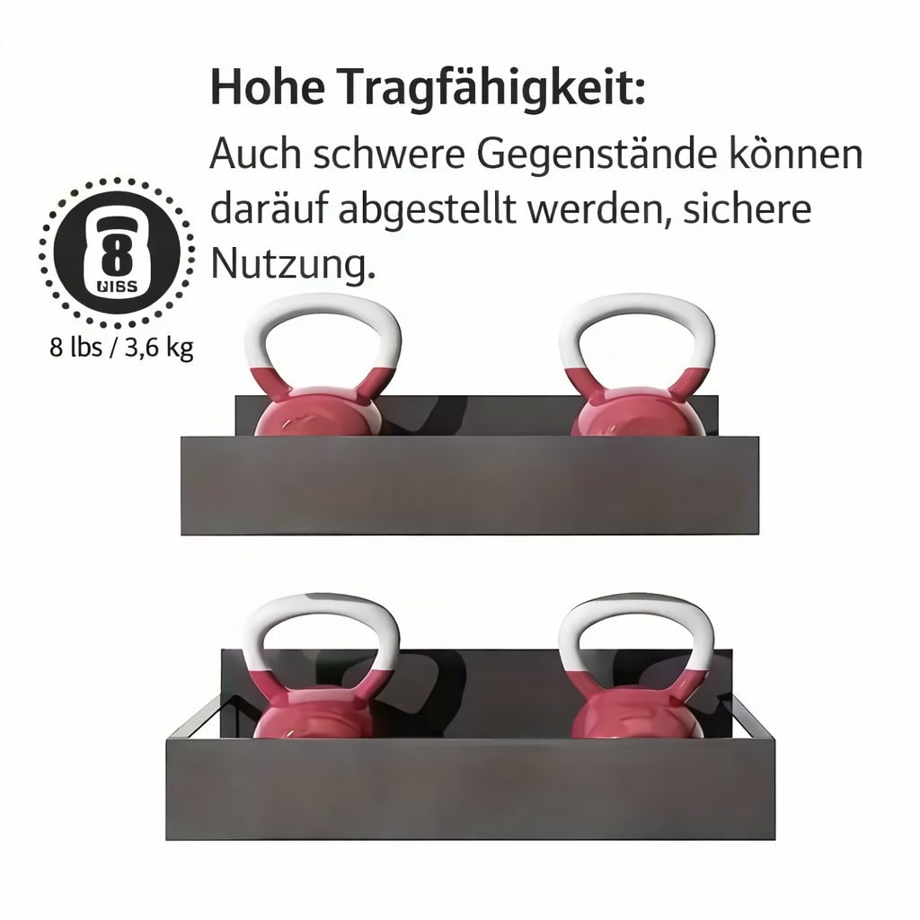 Magnetic Holder | No-Drill Side Shelf | Compact Space Organizer | MagniShelf