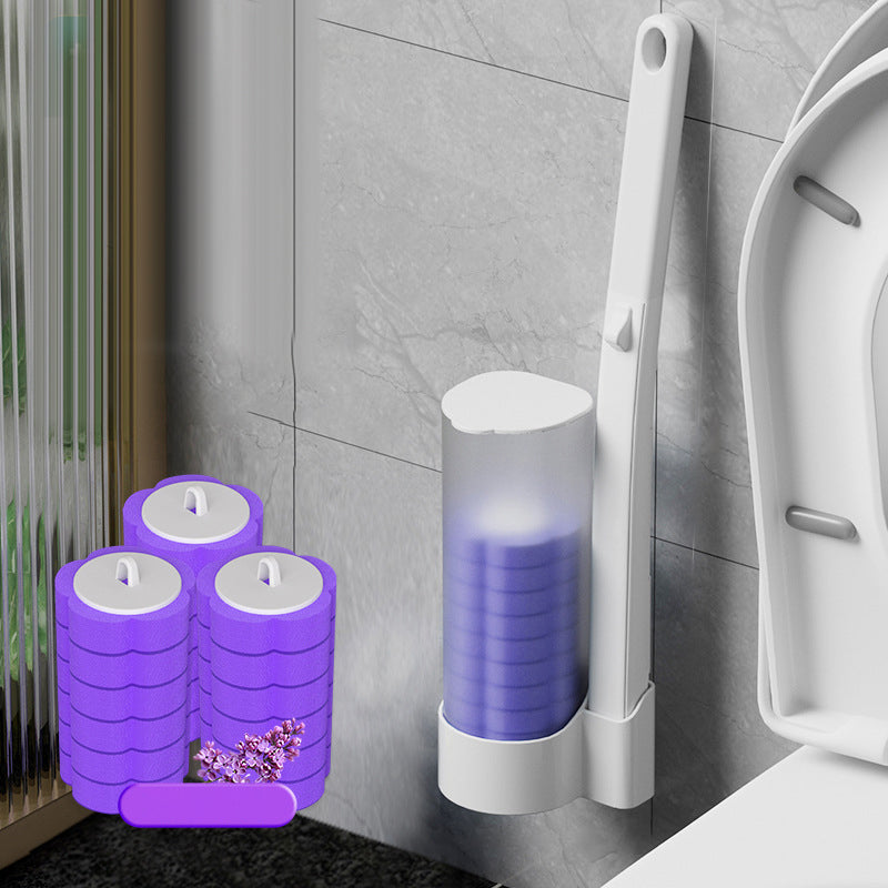 Disposable Toilet Brush | Antibacterial | Sanitary Sponge Heads | CleanClick