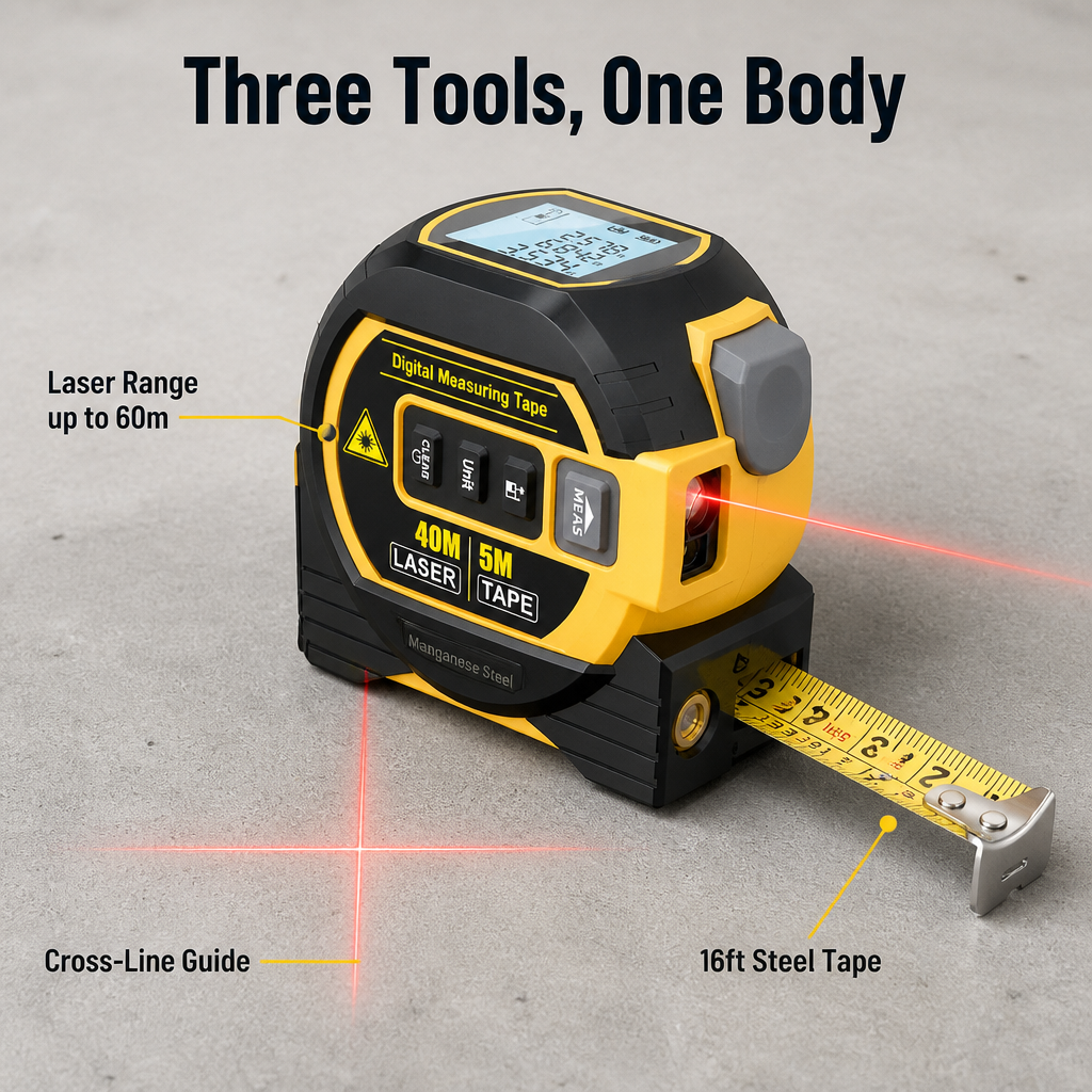 MeasureMate™ ProTape — Master Any Measurement Solo and Finish Every Project Flawlessly