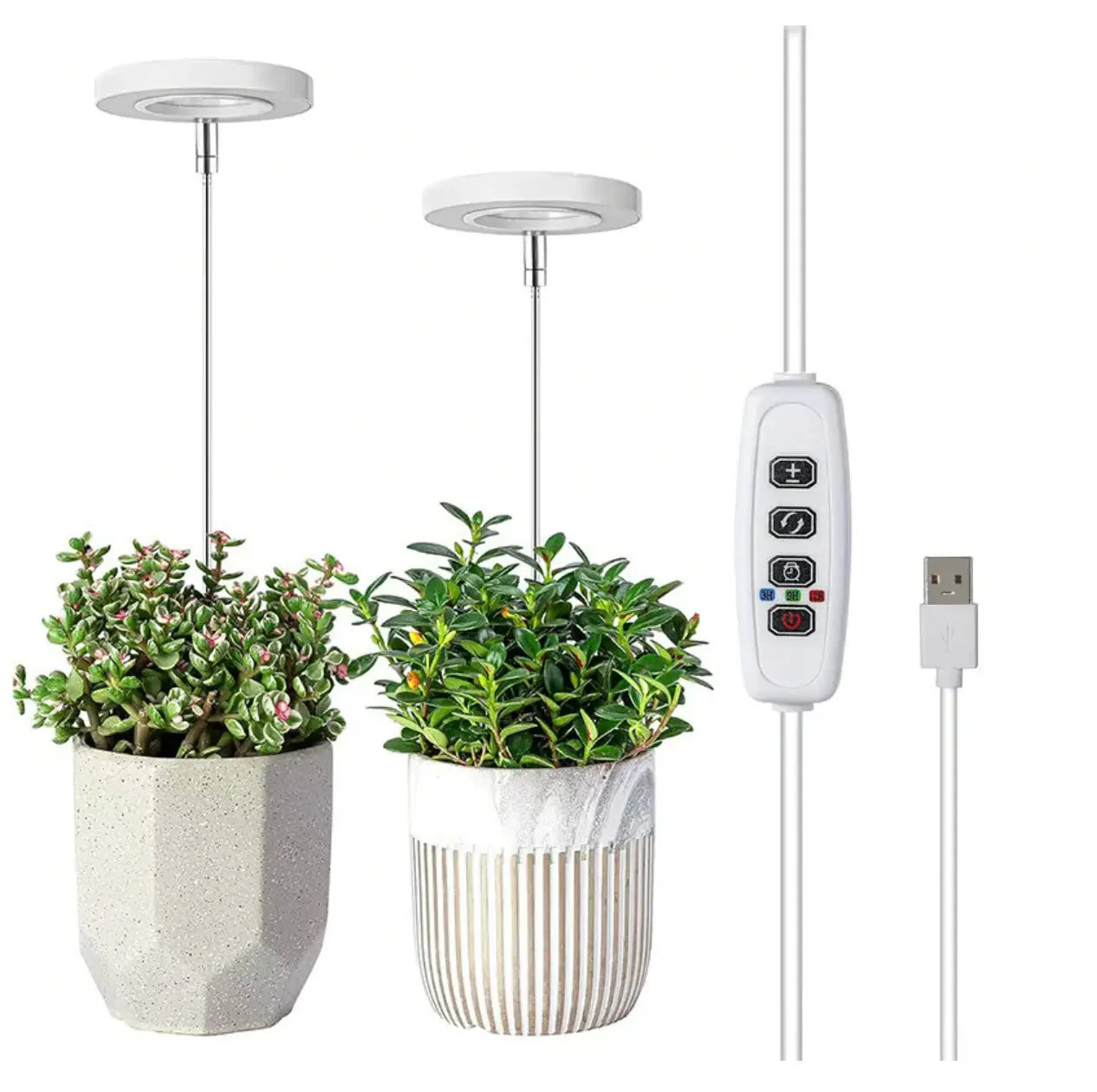 Plant Lamp | Growth Light Full Spectrum | Timer with Dimming Control | PlantGlow
