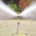 Sprinkler Garden Irrigation Device Stainless Steel | Tripod, PP Nozzle | 360° Rotatable | Rainpod