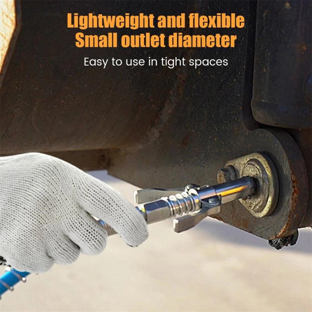JetGrip™ Coupler — Command Your Grease Job with Speed, Precision, and Zero Mess