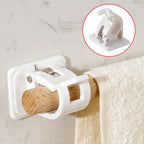 Curtain Holder Without Drilling | Adjustable & Self-Adhesive | Firm Grip | StickRod