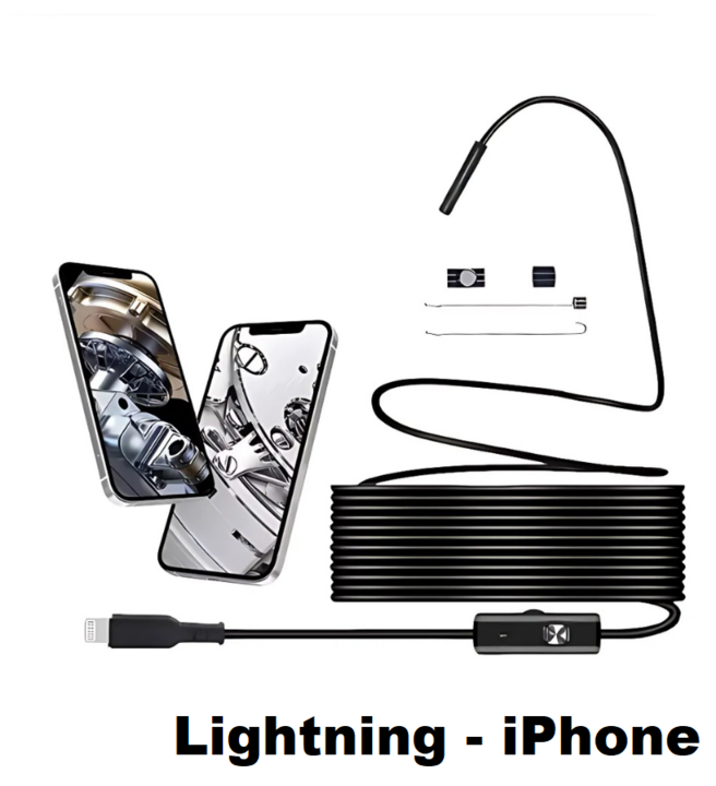 Endoscope Camera | Flexible Viewing in Narrow Areas | Variable LED Illumination | ScopeFlex