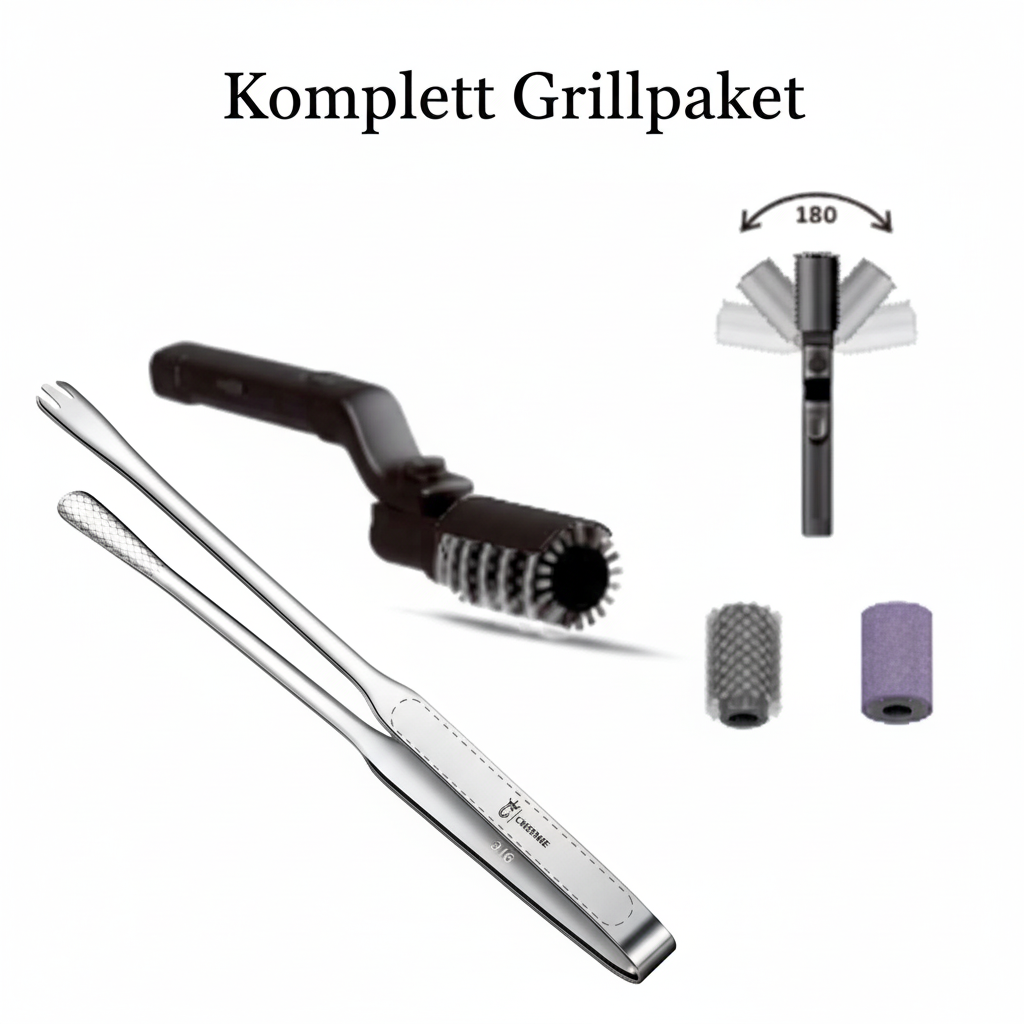 GrillaPro™ — Say Goodbye to Sore Wrists and Hello to Effortless Grill Shine